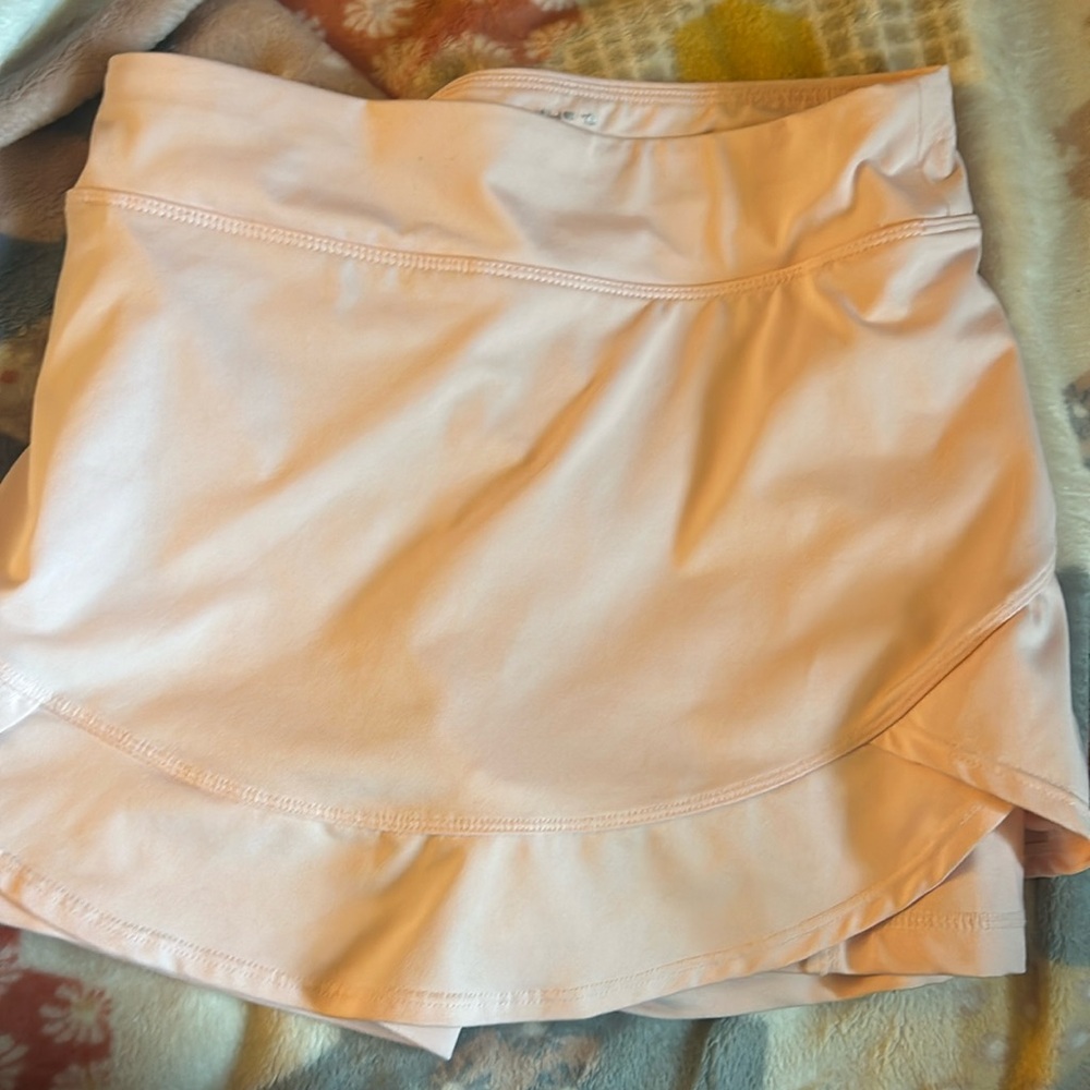 Light pink tennis skirt
